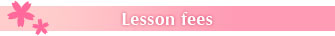 Lesson fees